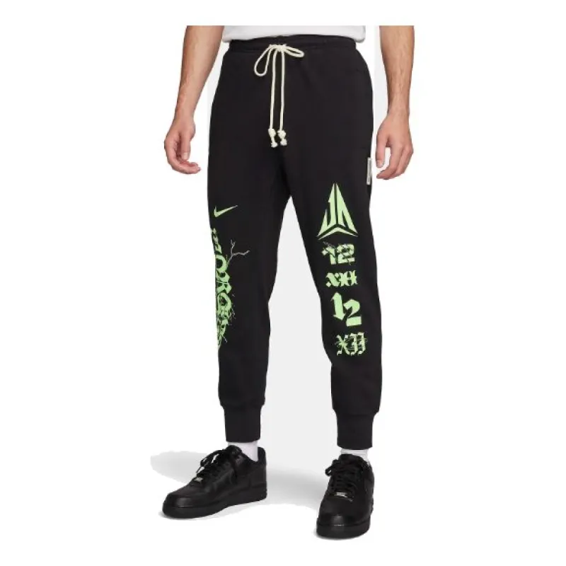 Nike Ja Standard Issue Dri-FIT Pants 'Black Lime' FN2995-010 sold by KicksCrew