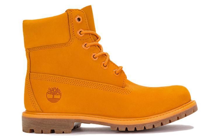 (WMNS) Timberland 50th Edition Premium 6 Inch Waterproof Boot 'Medium Orange Nubuck' A4113 sold by KicksCrew product image thumbnail 2