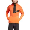 adidas Techrock Ultralight 1/2-Zip Hooded Fleece Jacket 'Orange' IN7007 sold by KicksCrew