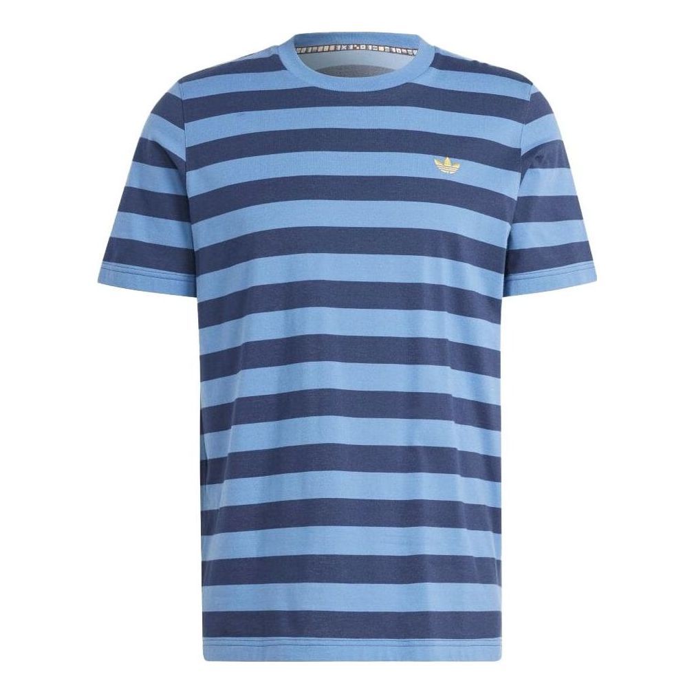 adidas Originals Striped T-Shirt 'Blue White' IR7588 sold by KicksCrew