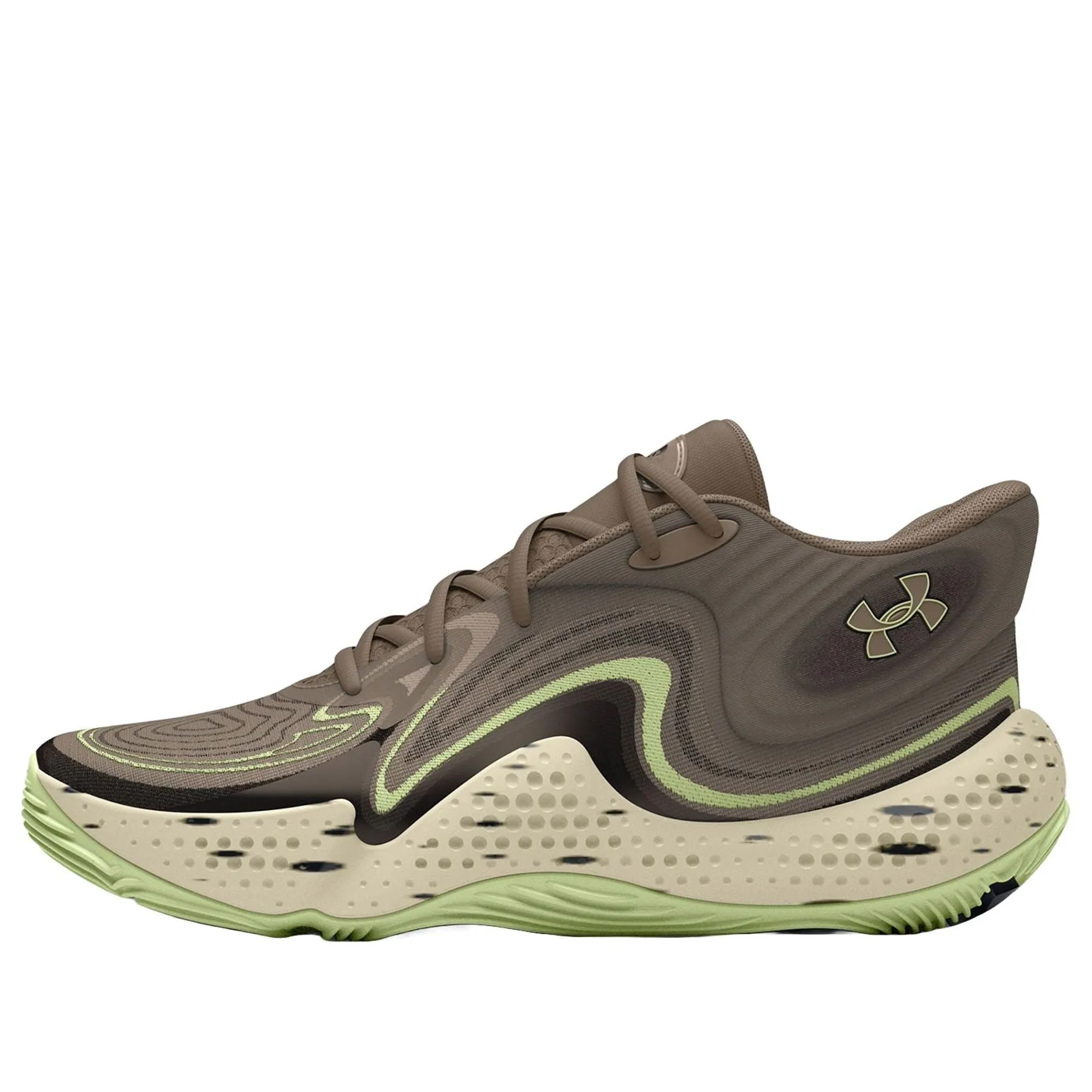 Under Armour Spawn 6 Mid 'Taupe Dusk Green' 3028338-200 sold by KicksCrew