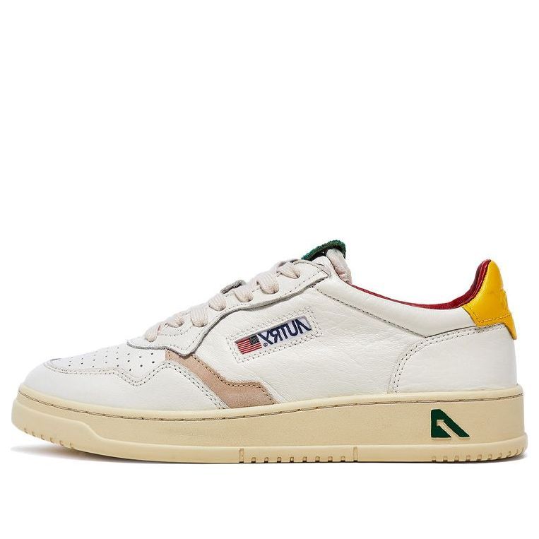 (WMNS) Autry Medalist Low Leather 'White Multi-color' AULW-LE10 sold by KicksCrew