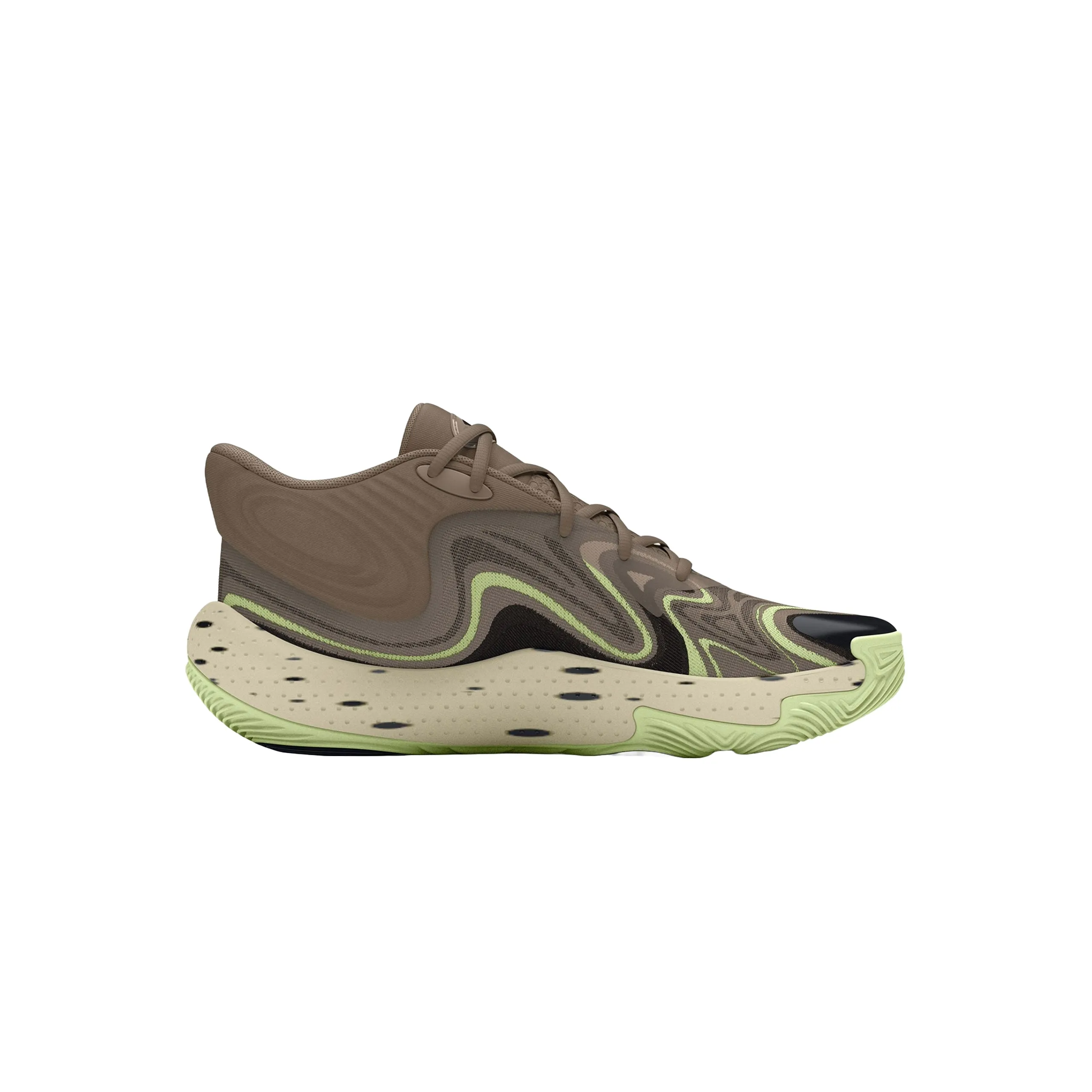 Under Armour Spawn 6 Mid 'Taupe Dusk Green' 3028338-200 sold by KicksCrew product image thumbnail 2