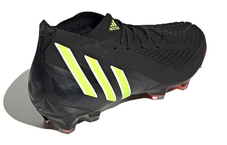 Adidas Predator Edge.1 Firm Ground Boots 'Black Team Solar Yellow' GW1032 sold by KicksCrew product image thumbnail 4
