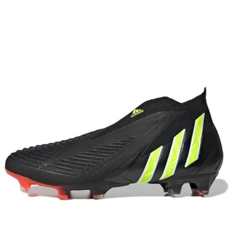 Adidas Predator Edge+ FG Shoes 'Black Team Solar Yellow' GW1043 sold by KicksCrew