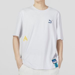 PUMA Sportswear Logo Tee 'White' 677382-72 sold by KicksCrew