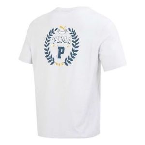PUMA Sportswear Logo Tee 'White' 677382-72 sold by KicksCrew