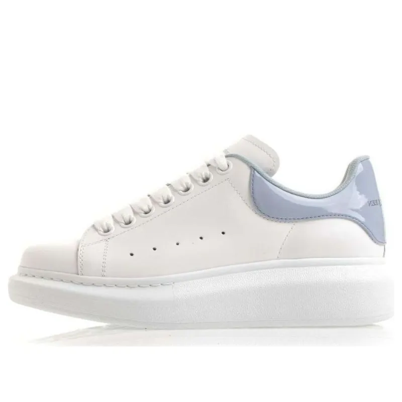 (WMNS) Alexander McQueen Larry Oversize Sneakers 'White Blue' 697101WIBND9760 sold by KicksCrew