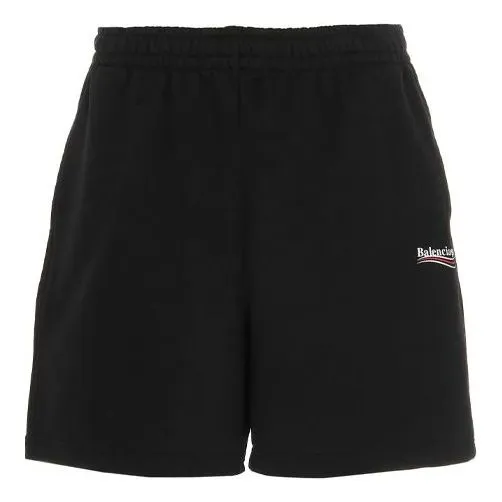Balenciaga Political Campaign Short 'Black' 641608TIV531070 sold by KicksCrew