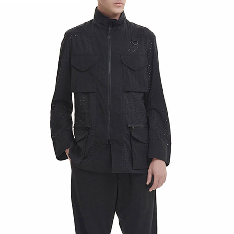 adidas Y-3 Checker Mesh Field Jacket 'Black' DY7307 sold by KicksCrew product image thumbnail 3