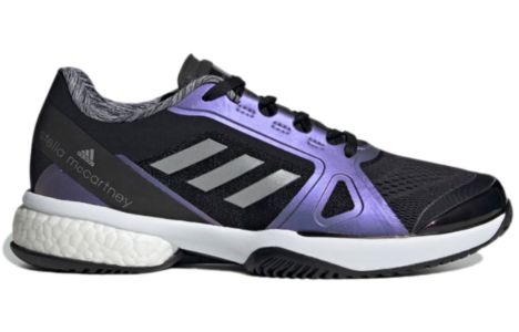 (WMNS) Adidas Stella McCartney x Court 'Black Silver Metallic' G55657 sold by KicksCrew
