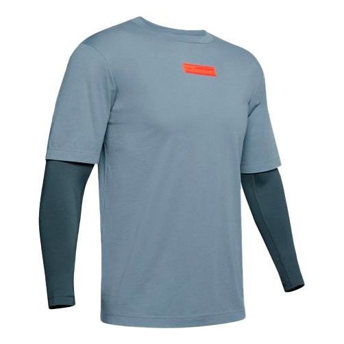 Under Armour UA Trek 2 in 1 T-shirt 'Blue' 1355099-013 sold by KicksCrew
