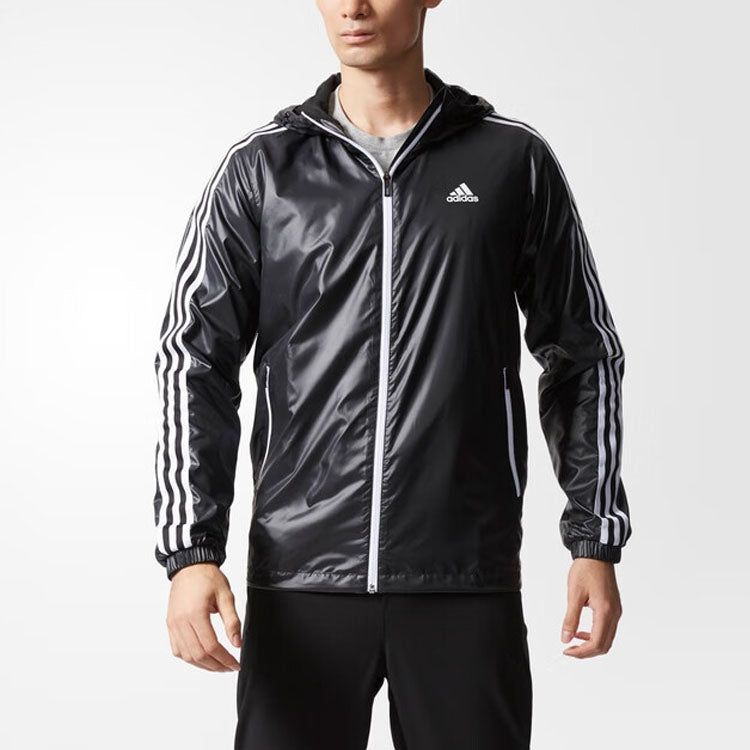 Adidas WB Classics 3S Jacket 'Black' BR1566 sold by KicksCrew product image thumbnail 4