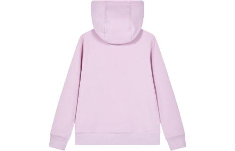 (GS) Under Armour Logo Printed Hoodie 'Pink White' 234203330 sold by KicksCrew