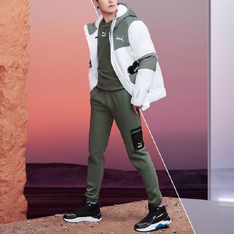 Puma Protective Down Jacket 'White Black' 586604-42 sold by KicksCrew product image thumbnail 3