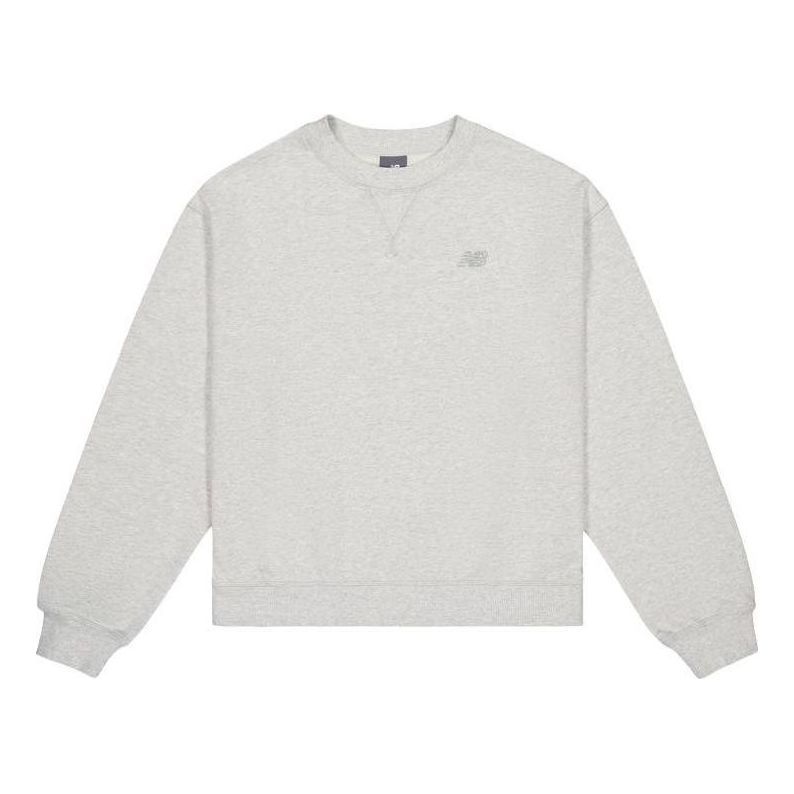 (WMNS) New Balance Athletics French Terry Crew 'Grey' WT41500-AHH sold by KicksCrew