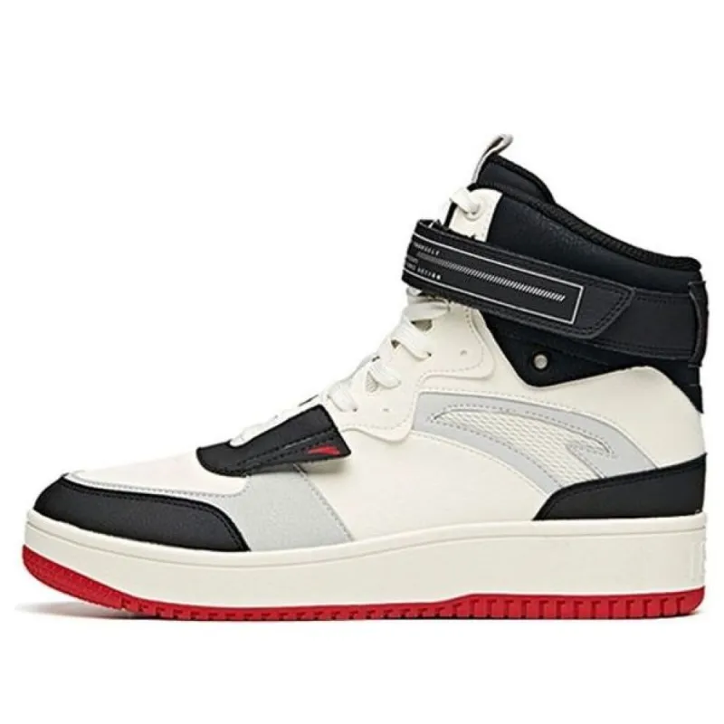 ANTA Skateboarding Series Sneakers High 'Black White' 912048010-1 sold by KicksCrew