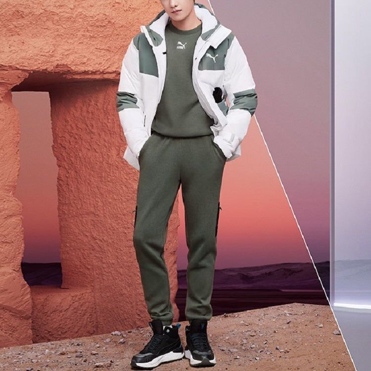 Puma Protective Down Jacket 'White Black' 586604-42 sold by KicksCrew product image thumbnail 4