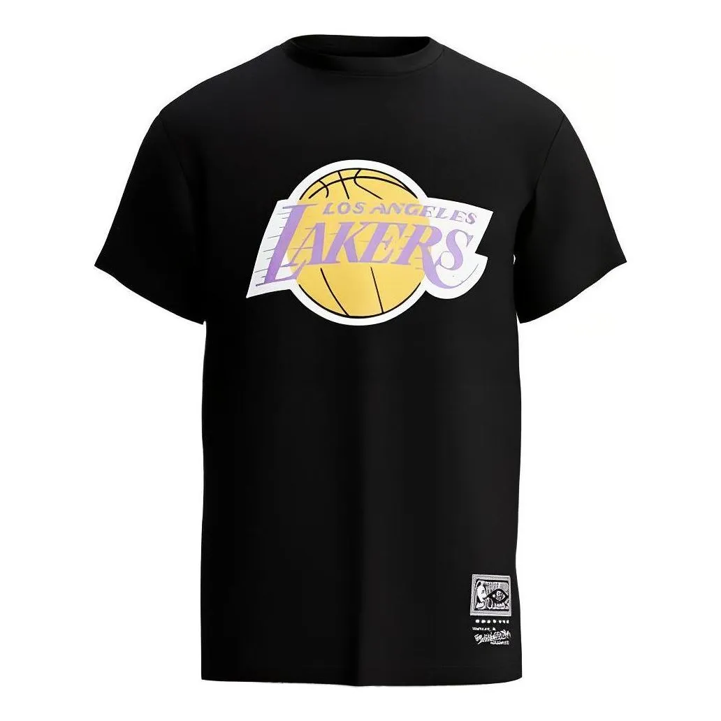 Mitchell & Ness x NBA Los Angeles Lakers T-shirt 'Black' MN23SSSXT002 sold by KicksCrew