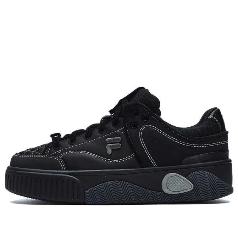 (WMNS) FILA FUSION Stack Skate Shoes 'Core Black' T12W312203FBA sold by KicksCrew