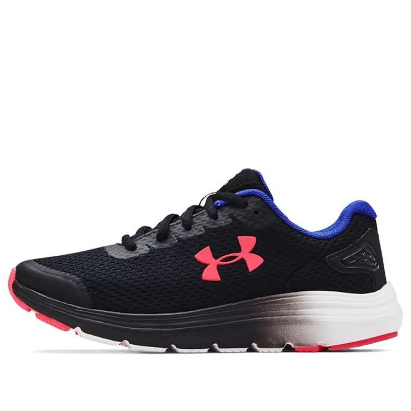 (WMNS) Under Armour Surge 2 'Black bright pink' 3022605-005 sold by KicksCrew