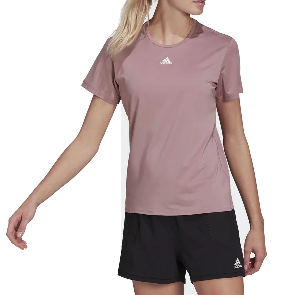 (WMNS) adidas WTR Aeroready T-Shirt 'Purple' HG0253 sold by KicksCrew product image thumbnail 2