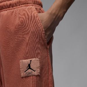 Air Jordan Essential Fleece Washed Trousers 'Orange' FB7299-810 sold by KicksCrew