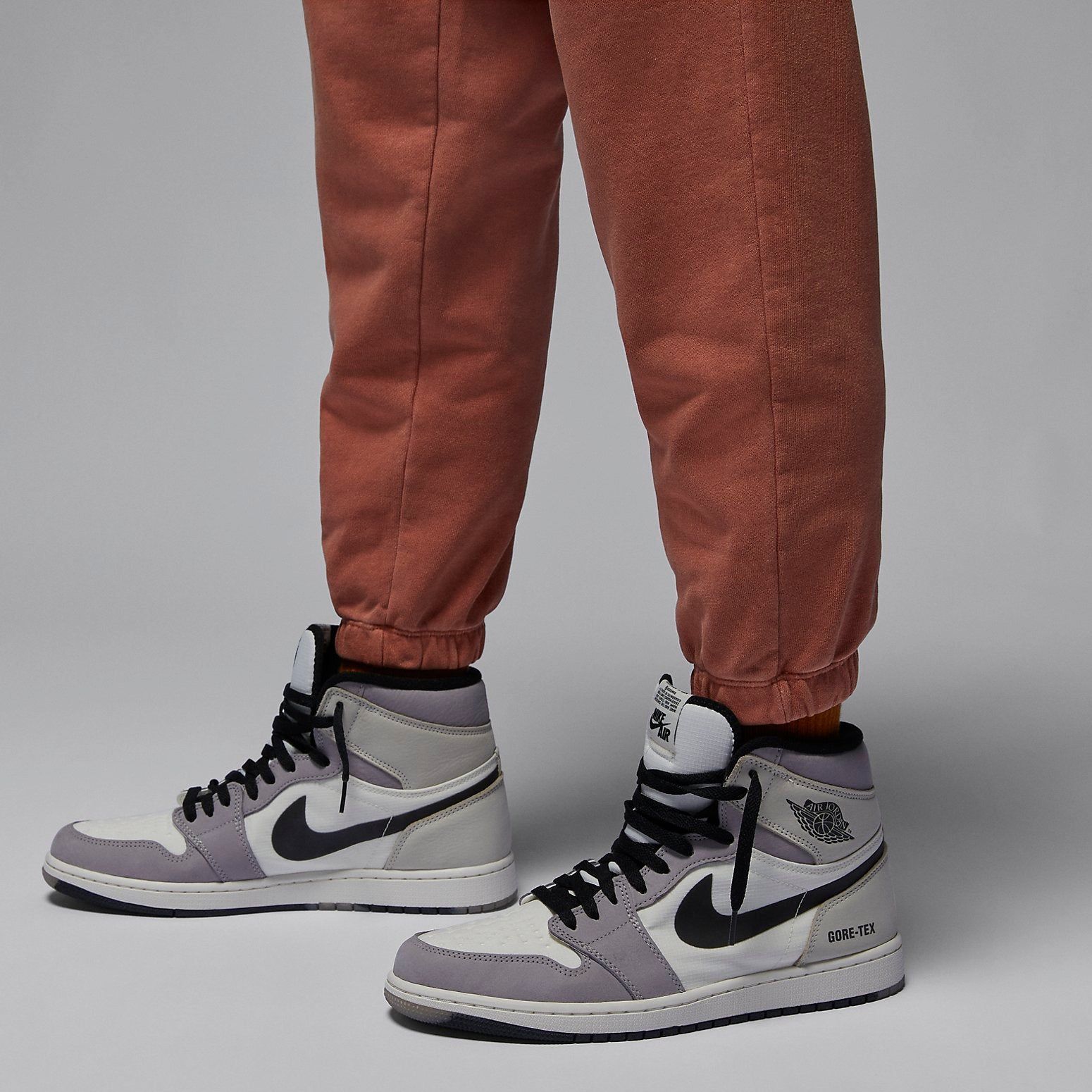Air Jordan Essential Fleece Washed Trousers 'Orange' FB7299-810 sold by KicksCrew product image thumbnail 5