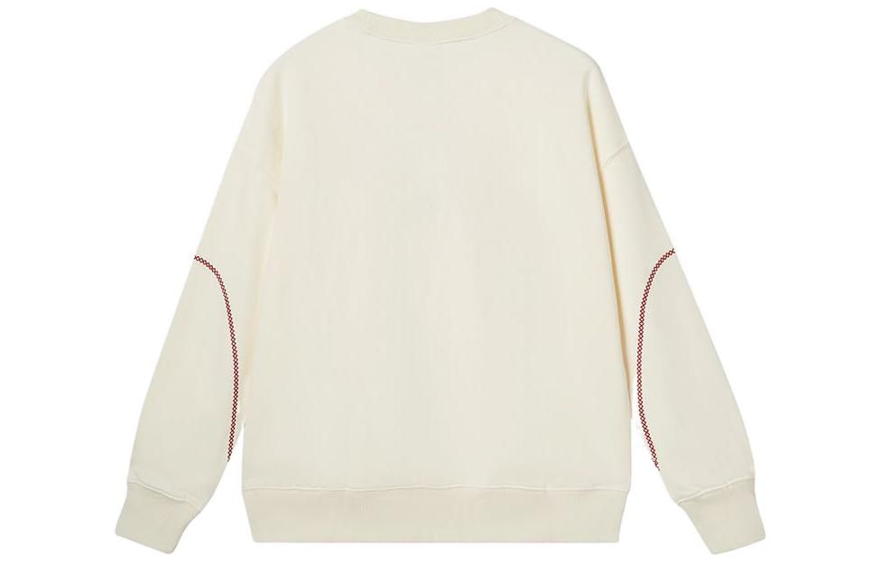 (WMNS) New Balance Athletics LNY French Terry Crewneck 'Beige' AWT31570-CIC sold by KicksCrew product image thumbnail 2
