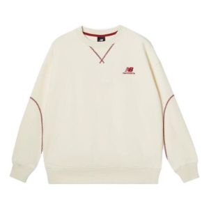 (WMNS) New Balance Athletics LNY French Terry Crewneck 'Beige' AWT31570-CIC sold by KicksCrew