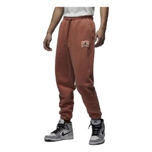 Air Jordan Essential Fleece Washed Trousers 'Orange' FB7299-810 sold by KicksCrew