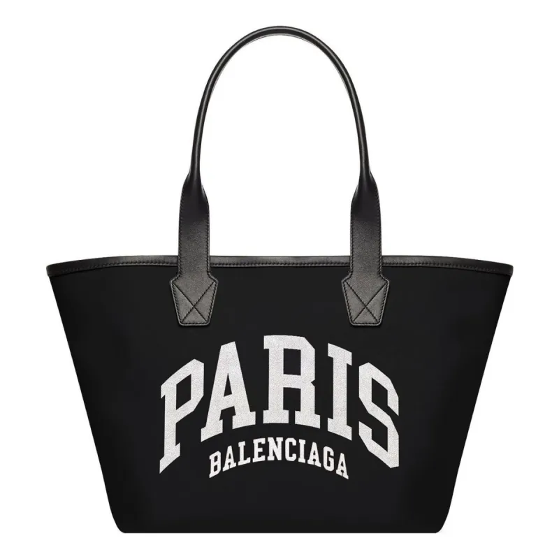 (WMNS) Balenciaga Cities Paris Jumbo Small Tote Bag 'Black' 6920682106M1199 sold by KicksCrew