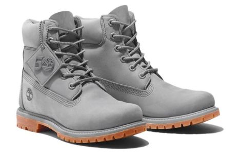 (WMNS) Timberland 50th Anniversary Edition 6 Inch Waterproof Boots 'Light Grey Nubuck' A4326EA3 sold by KicksCrew