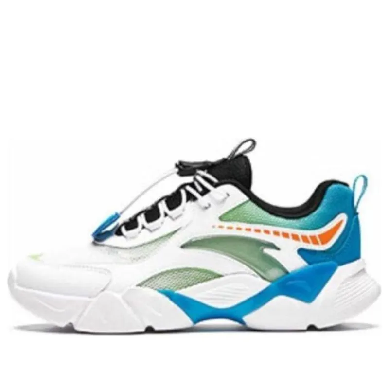 (GS) ANTA Running Series Sneakers 'White Green Blue' A312428805-2 sold by KicksCrew