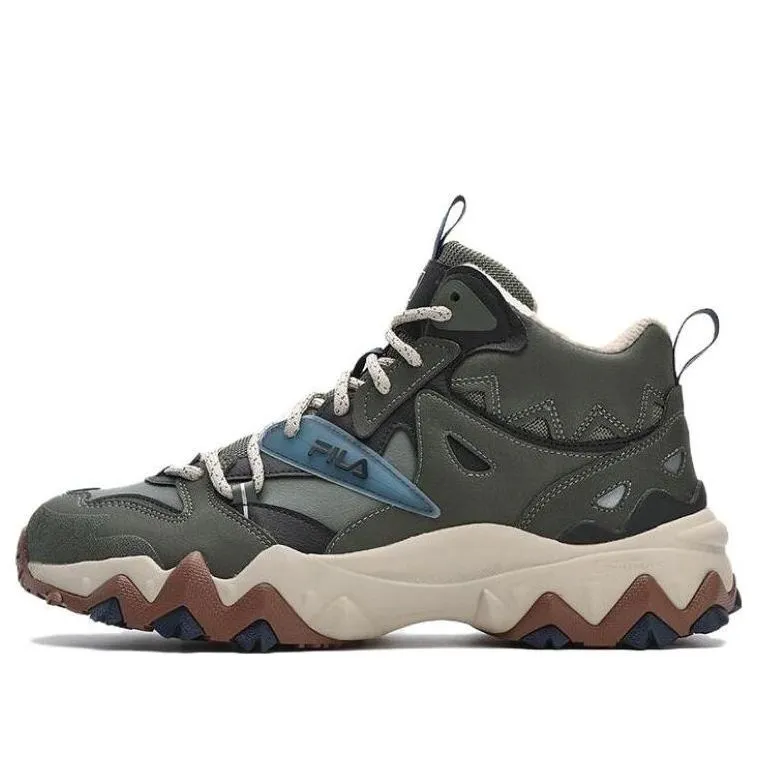 FILA Vintage Sport Sneakers 'Olive Green White' F12M342127FMP sold by KicksCrew