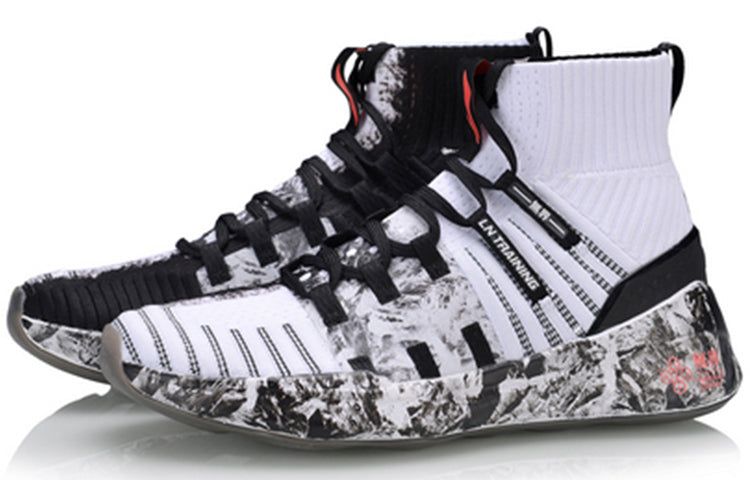 (WMNS) Li-Ning No Boundaries 2 High 'White Black' AFPQ048-1 sold by KicksCrew product image thumbnail 3