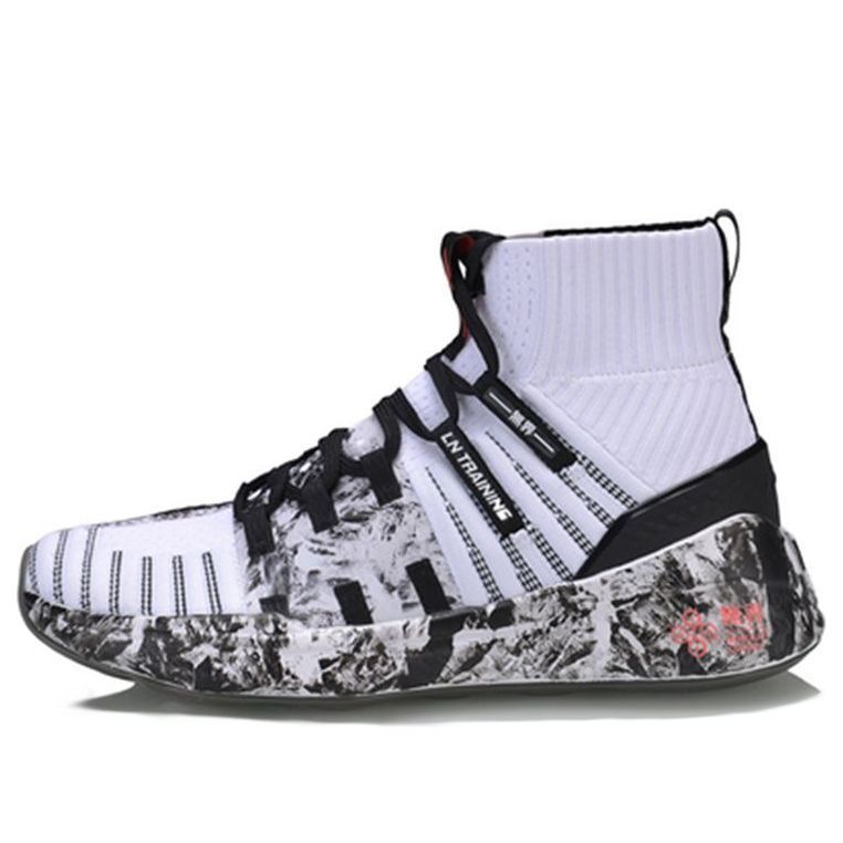 (WMNS) Li-Ning No Boundaries 2 High 'White Black' AFPQ048-1 sold by KicksCrew
