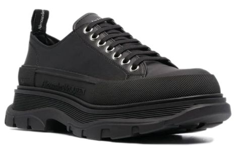 Alexander McQueen Tread Slick Lace Up 'Black' 627225WHZ621081 sold by KicksCrew