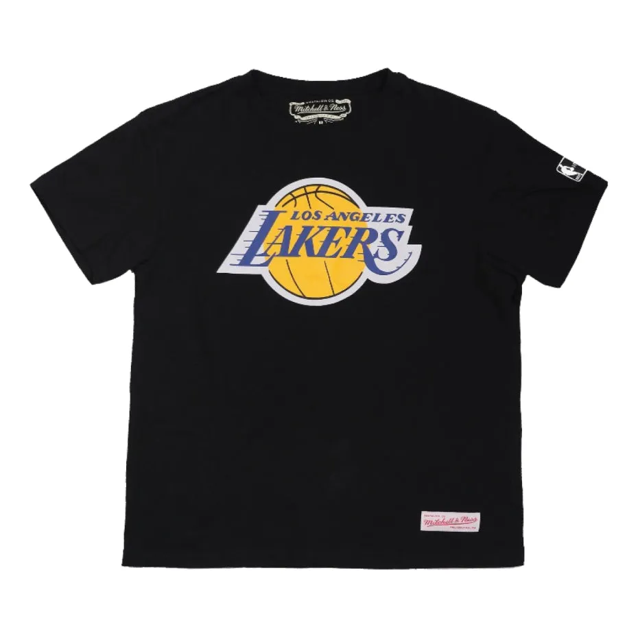 Mitchell & Ness x NBA Los Angeles Lakers T-shirt 'Black' MN13S15-LAL-1 sold by KicksCrew