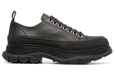 Alexander McQueen Tread Slick Lace Up 'Black' 627225WHZ621081 sold by KicksCrew