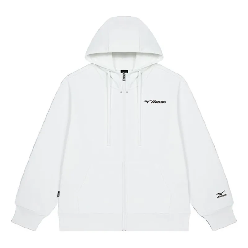 Mizuno Logo Solid Jacket 'White' A2CA2A42 sold by KicksCrew