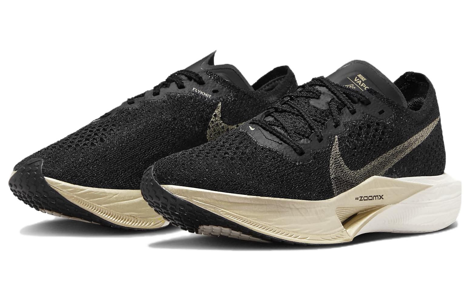 (WMNS) Nike ZoomX VaporFly Next% 3 'Black Metallic Gold Grain' DV4130-002 sold by KicksCrew product image thumbnail 3