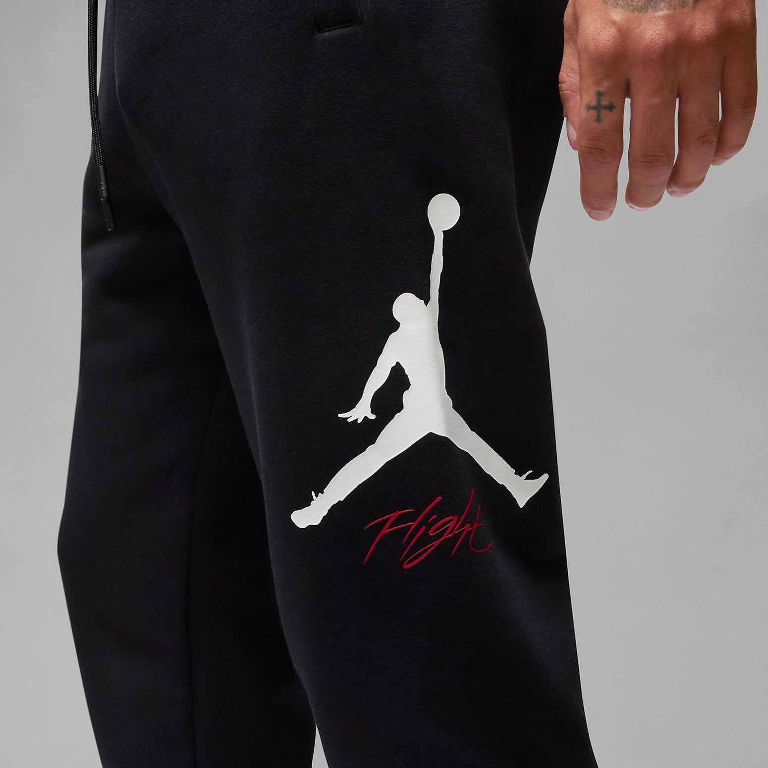 Air Jordan Essentials Fleece Baseline Pants 'Black' FD7345-010 sold by KicksCrew product image thumbnail 2
