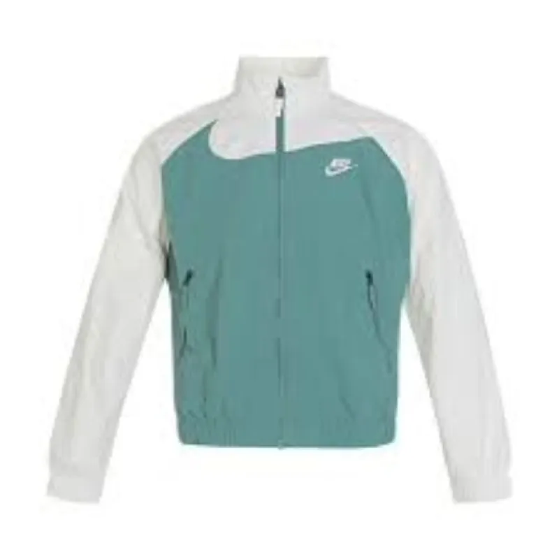 (PS) Nike Sportswear Amplify Woven Full-Zip Jacket 'White Teal' FN9134-361 sold by KicksCrew