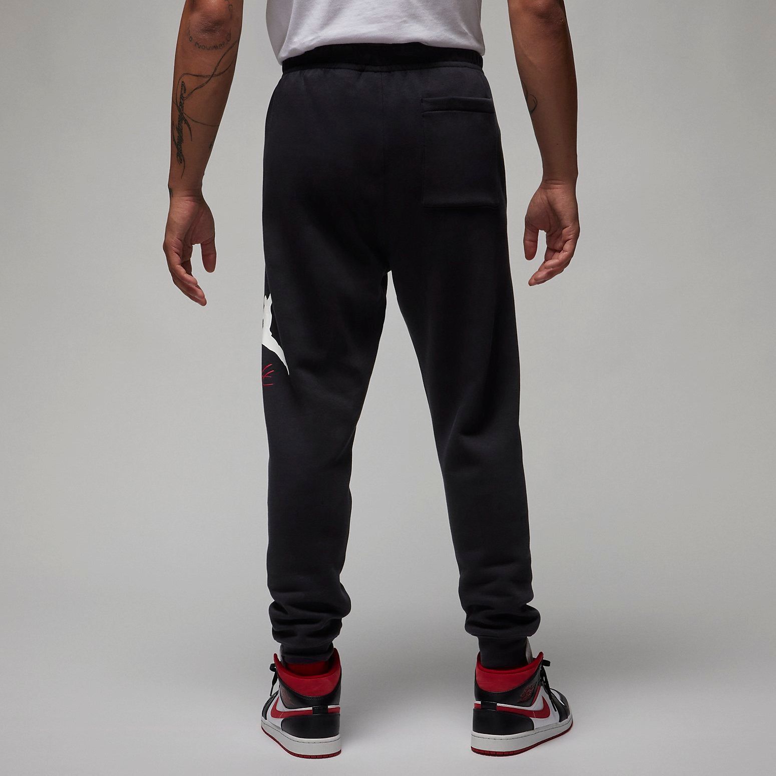 Air Jordan Essentials Fleece Baseline Pants 'Black' FD7345-010 sold by KicksCrew product image thumbnail 5
