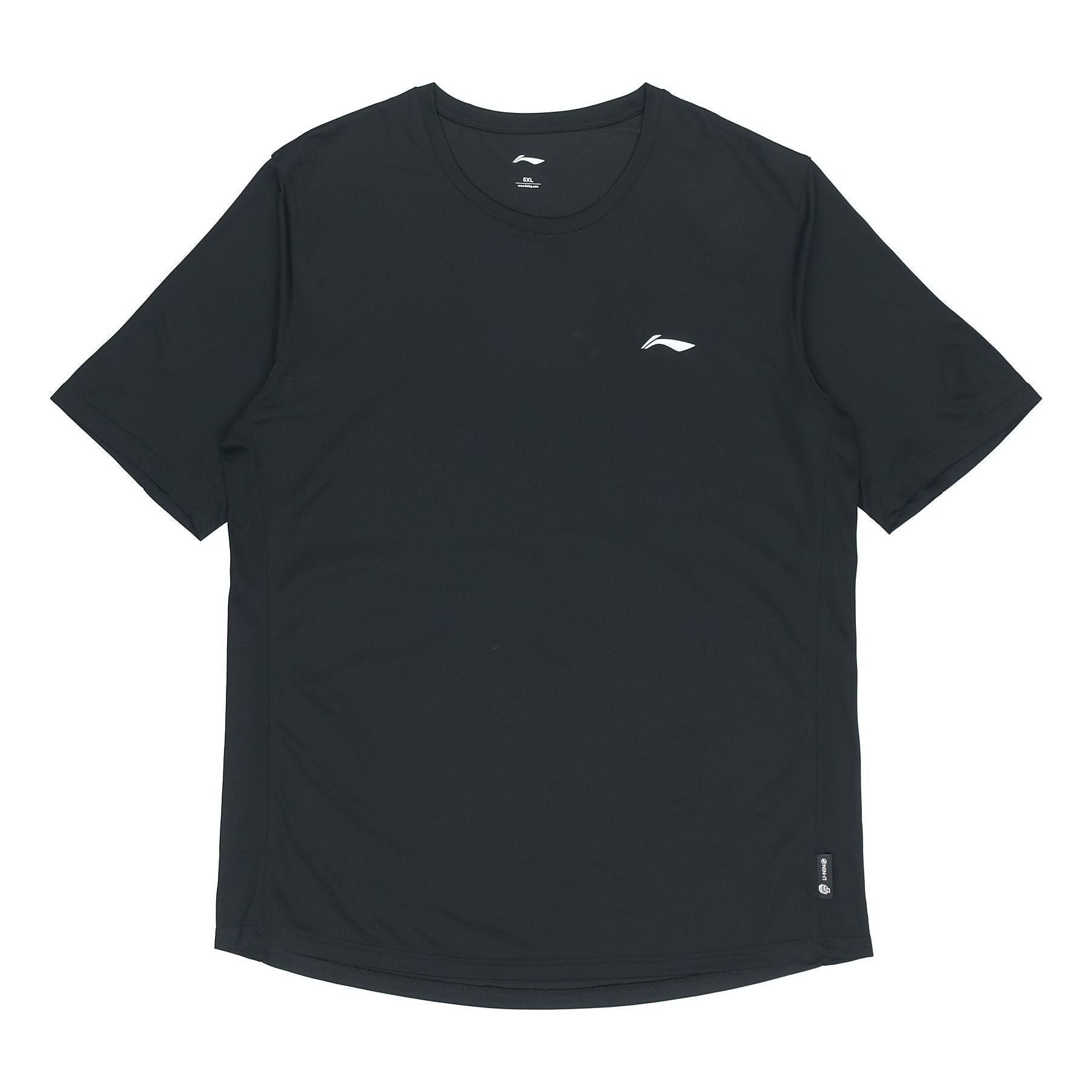 Li-Ning Small Logo Quick-Drying T-shirt 'Black' AHSR591-2 sold by KicksCrew