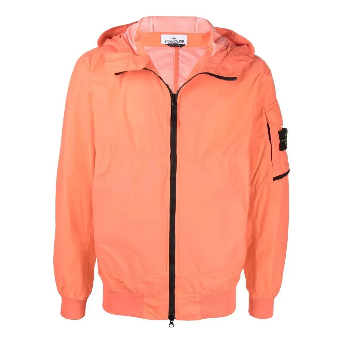 STONE ISLAND Hooded Jacket 'Orange' 761540632-V0032 sold by KicksCrew