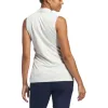 (WMNS) adidas Ultimate365 Textured Sleeveless Polo Shirt 'Beige' IN2553 sold by KicksCrew