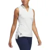 (WMNS) adidas Ultimate365 Textured Sleeveless Polo Shirt 'Beige' IN2553 sold by KicksCrew