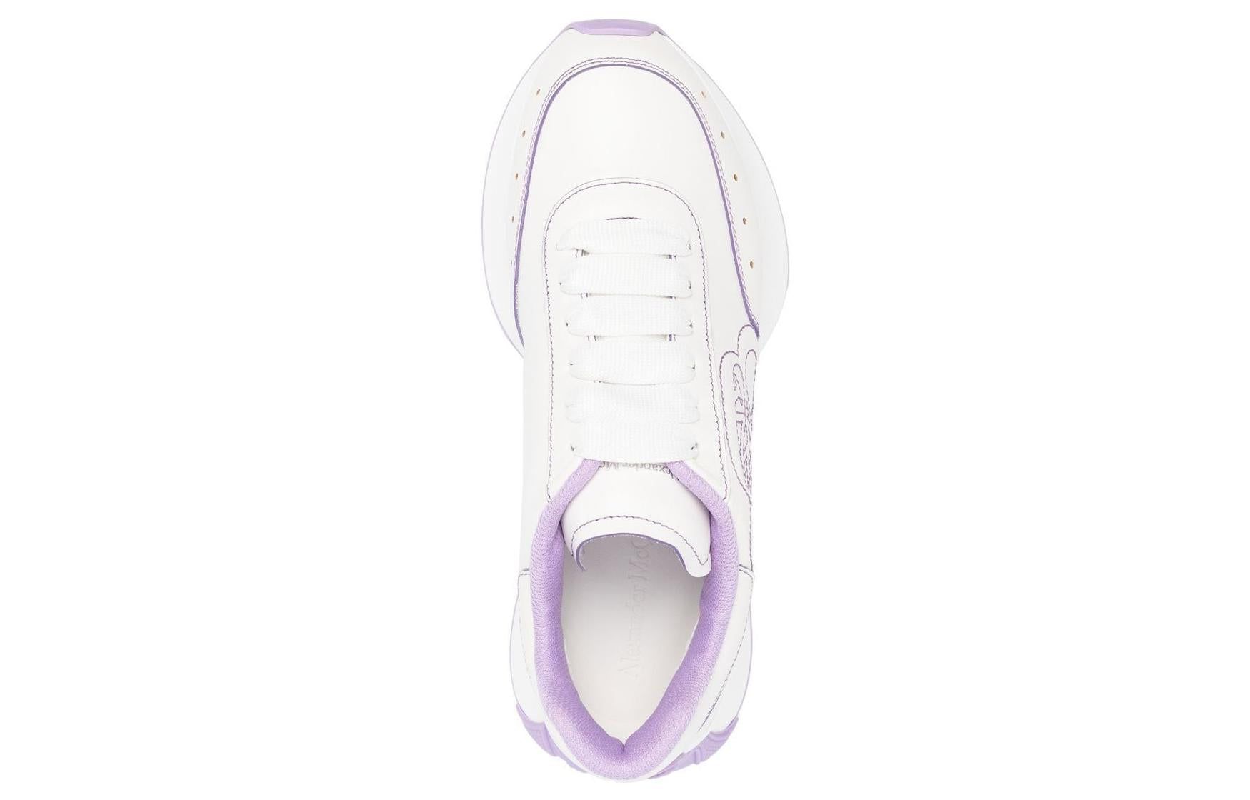 (WMNS) Alexander McQueen Sprint Runner 'White Lilac' 687995WIC9K8888 sold by KicksCrew product image thumbnail 3